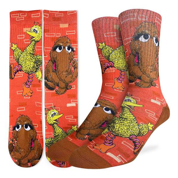 Big Bird and Snuffleupagus Socks