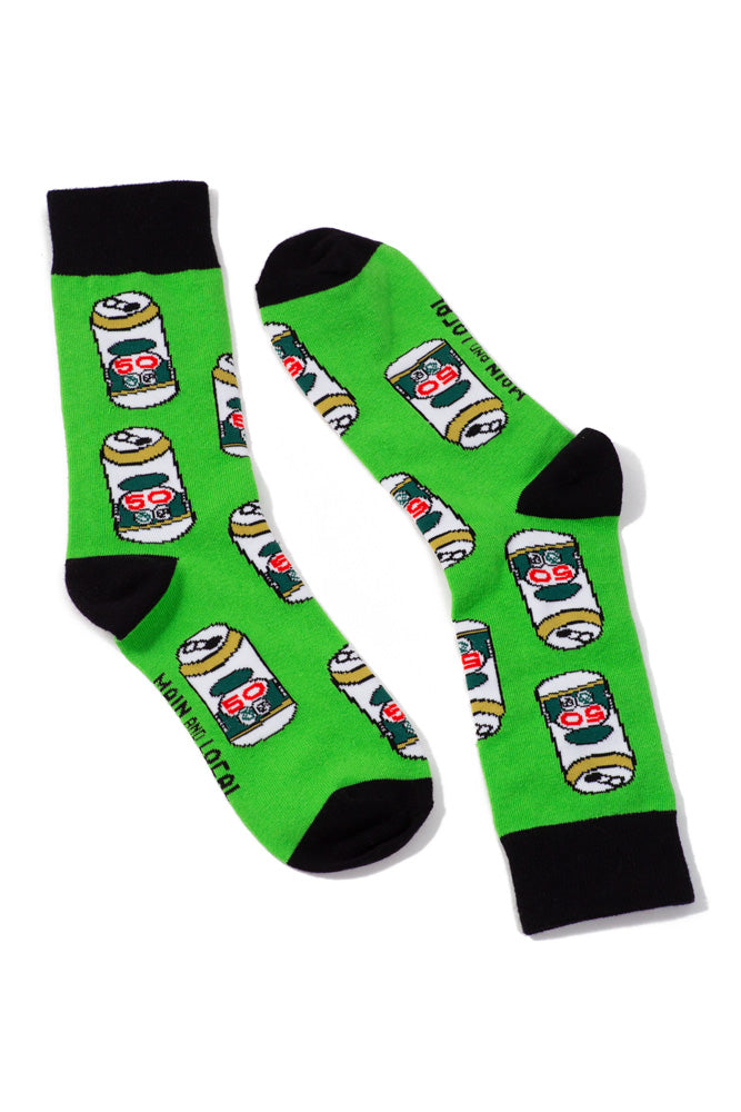 RETRO BEER CAN SOCKS