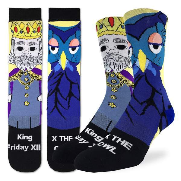 Mister Rogers King Friday Socks