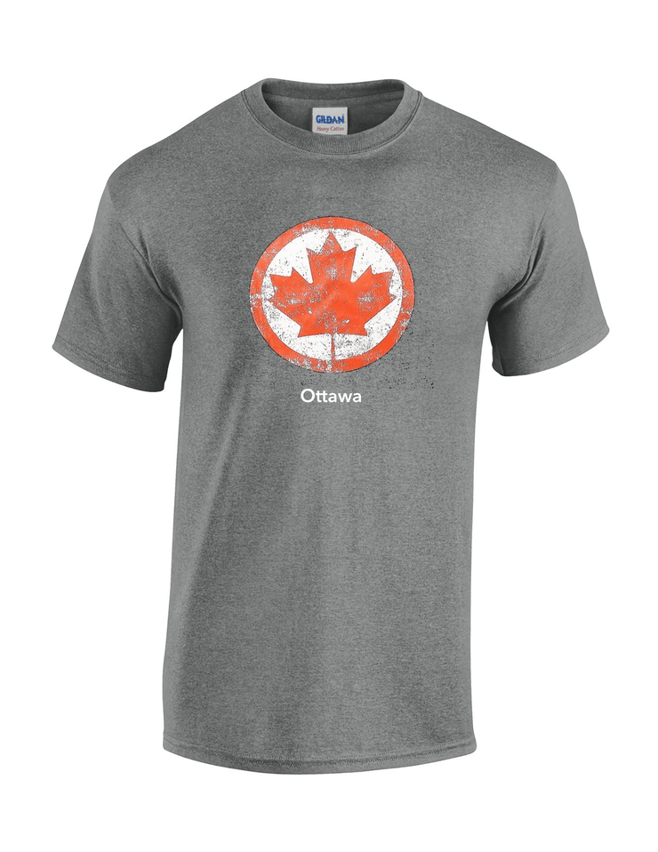 Maple Leaf Distressed T-shirt