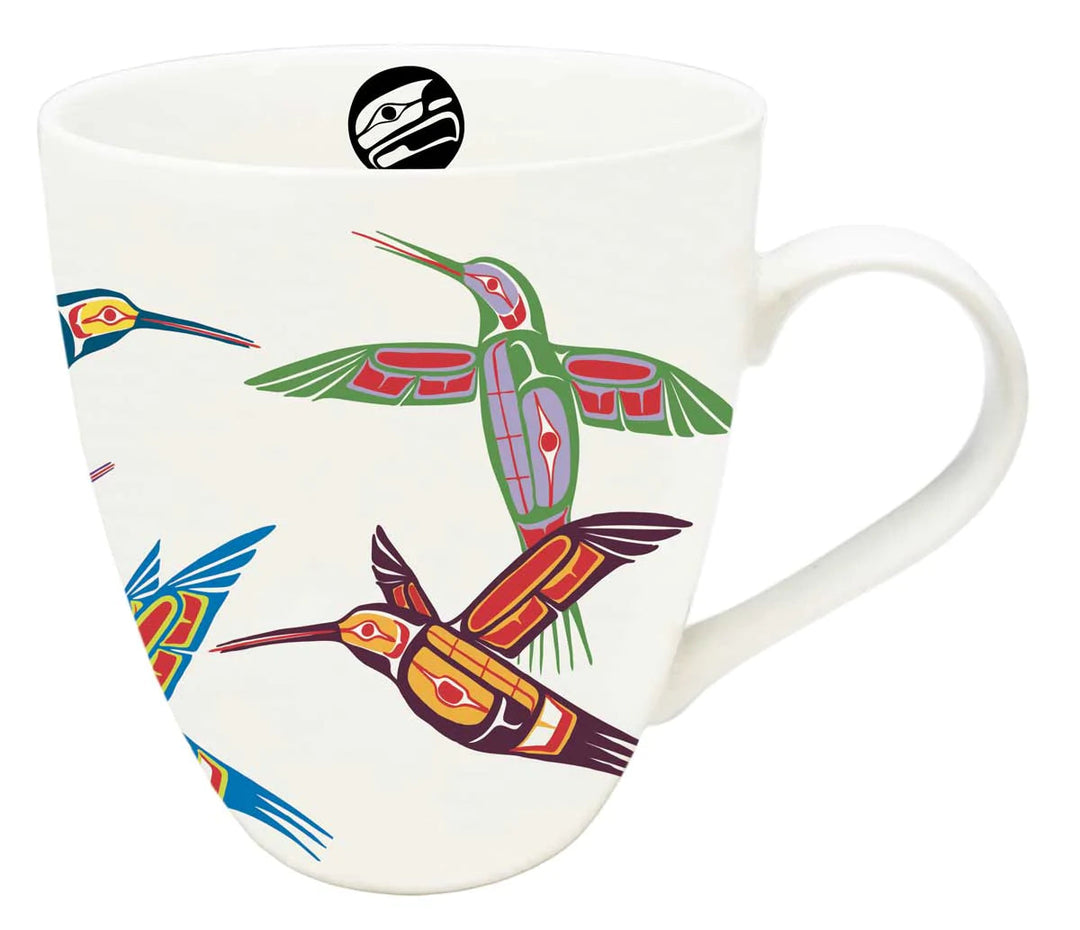 hummingbirds mug