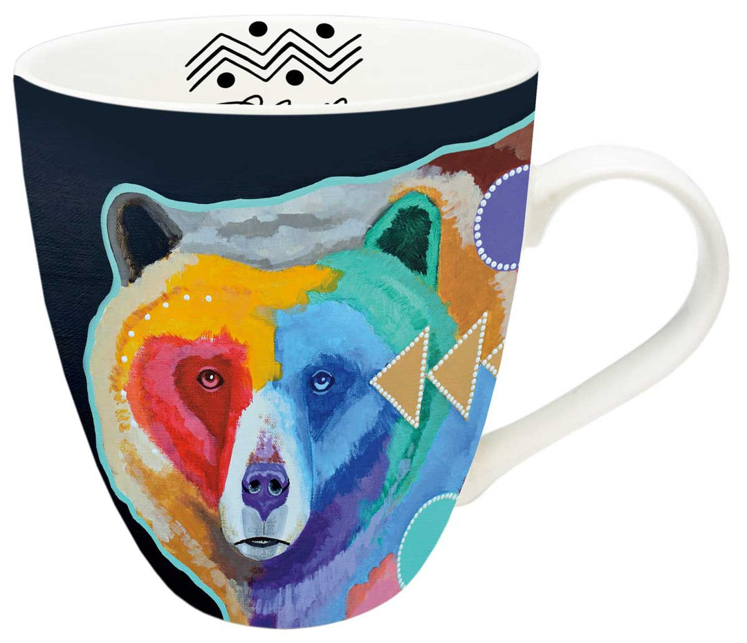 colorful bear mug