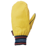 Tan Comfort Pile-Lined Leather Mitt-Mens