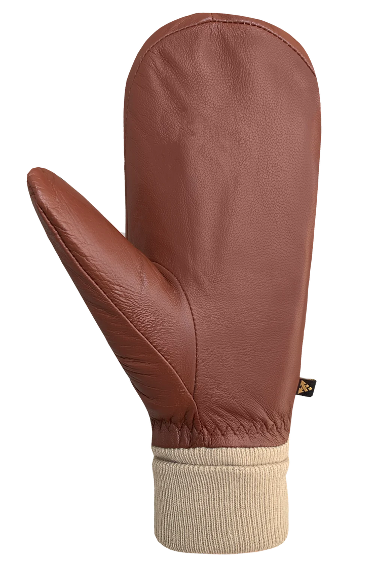 Cognac Luna Mitts - Women