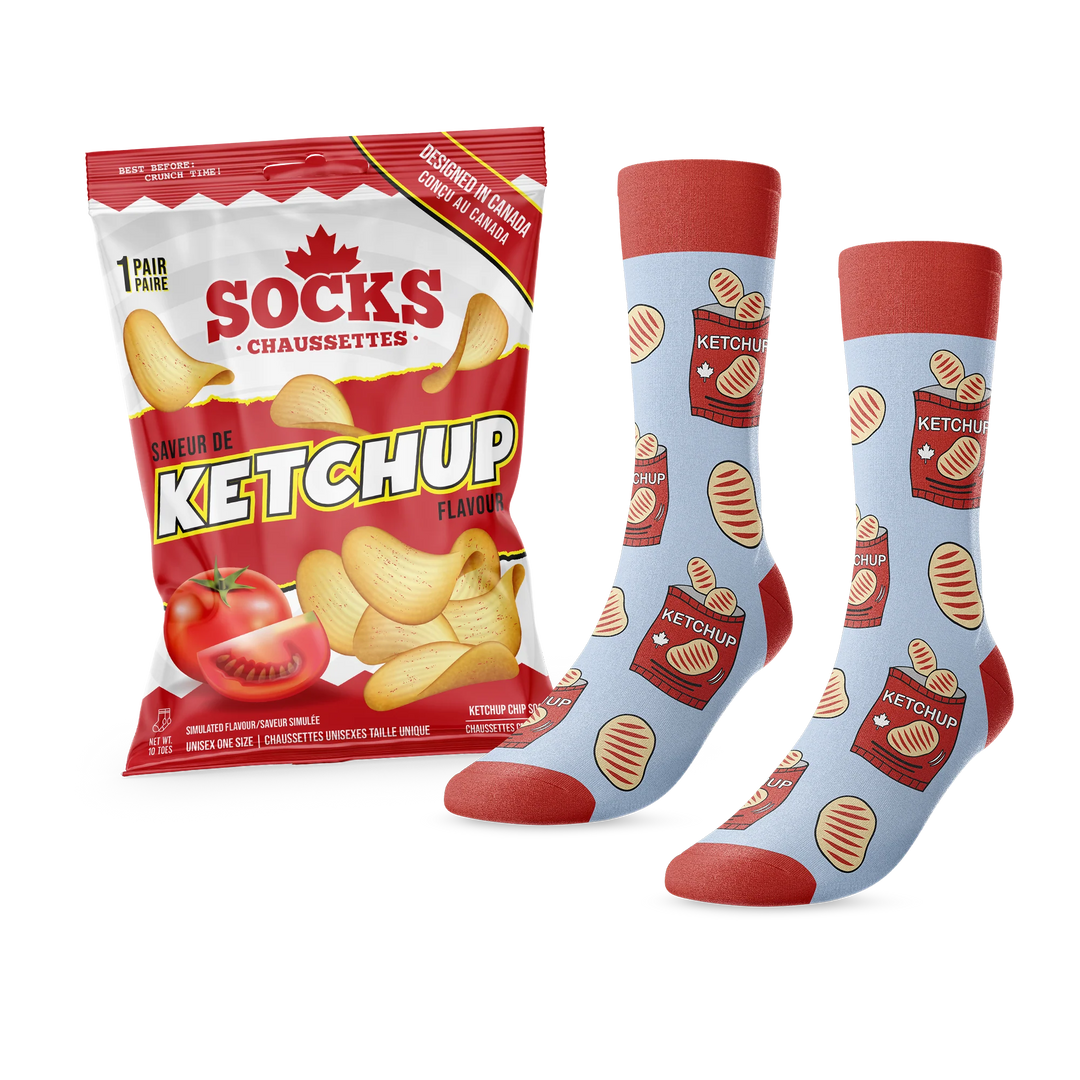 Ketchup Chips Socks