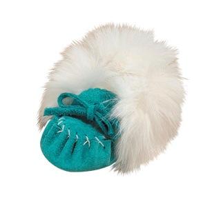 Turquoise Baby Moccasin