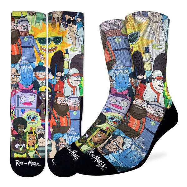 Rick and Morty Characters Socks