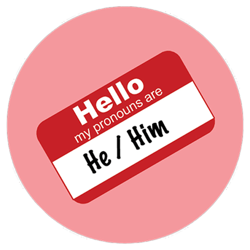 Pronoun Pin: He/Him