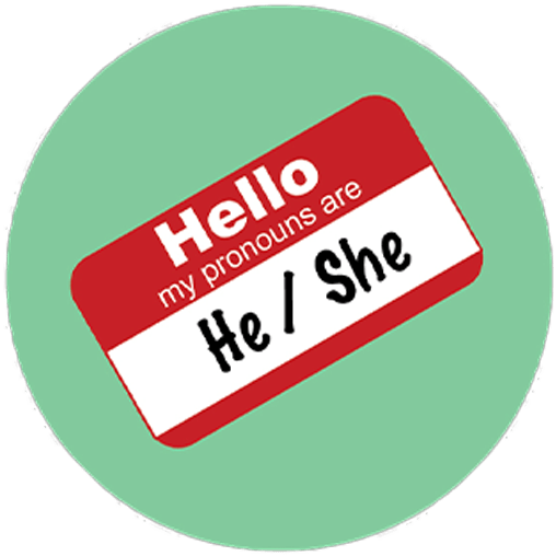 Pronoun Pin: He/She
