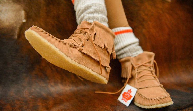 Apache Moccasins (Beige)