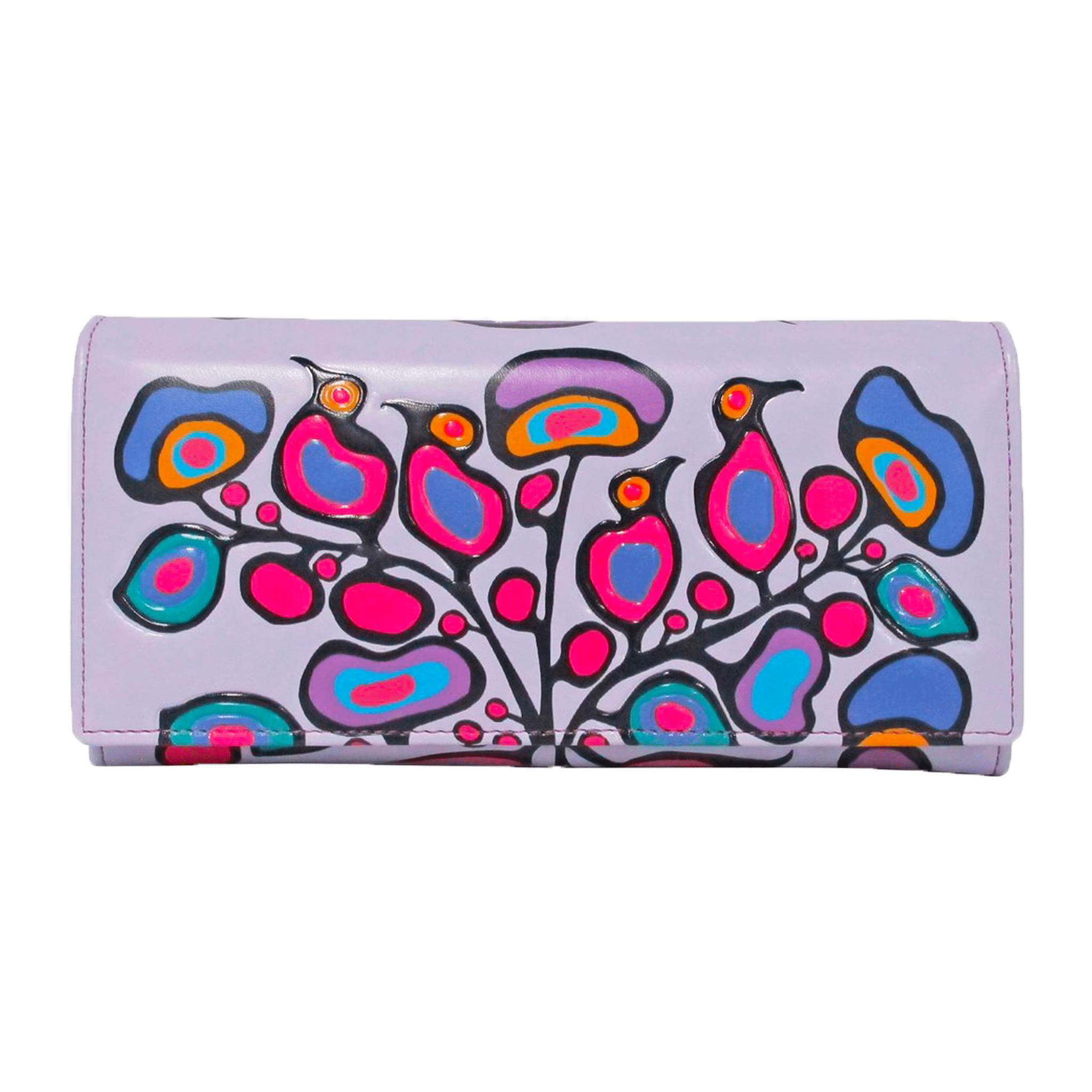 Norval Morrisseau Woodland Floral Wallet