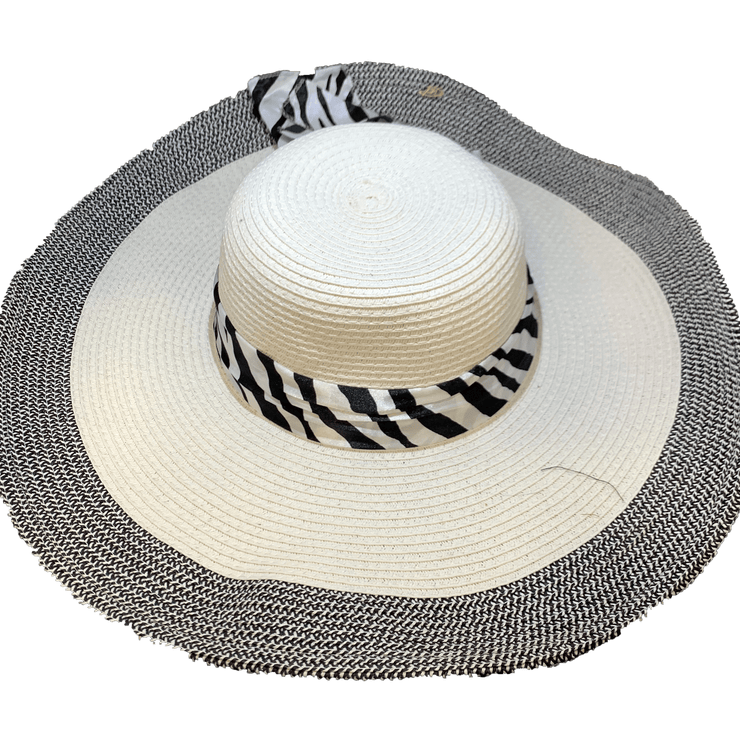 Zebra Oversized Hat