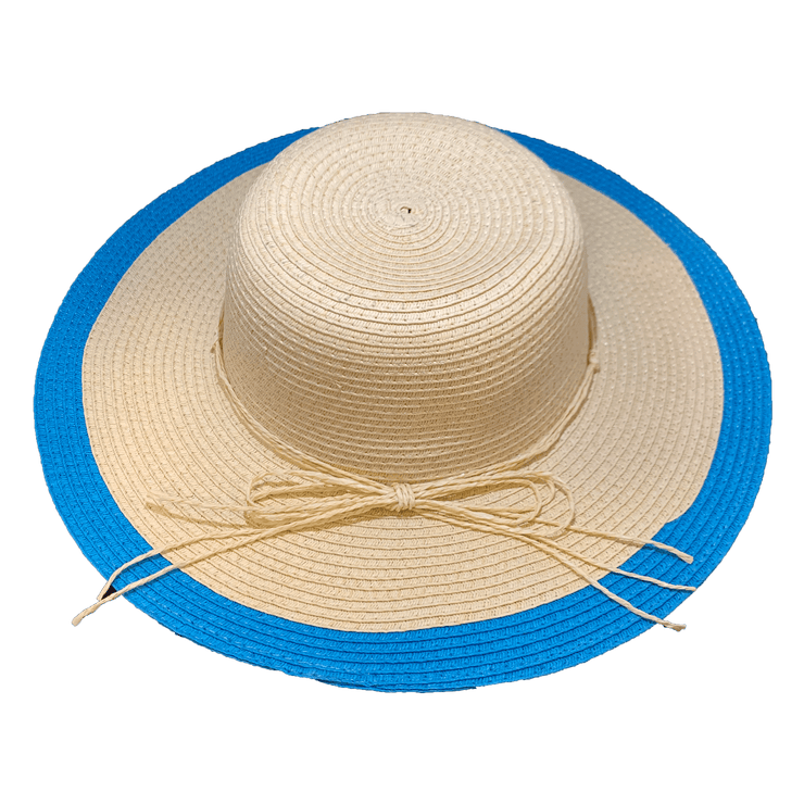 Blue Trim Summer Hat
