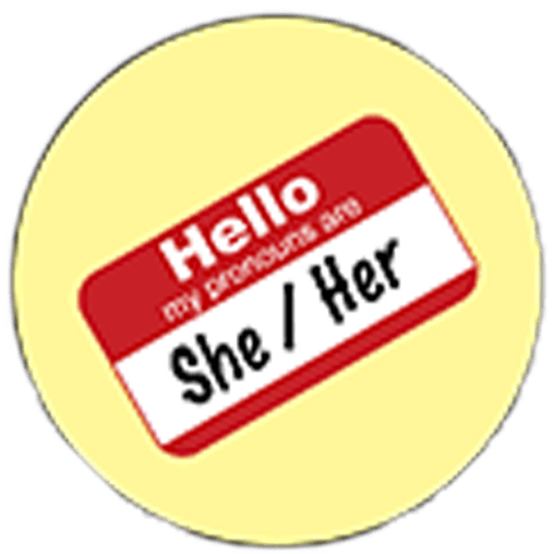 Pronoun Pin: She/Her